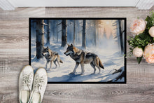 Load image into Gallery viewer, Winter Wolves Doormat