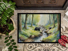 Load image into Gallery viewer, Woodland Spring Badgers Doormat