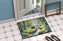 Load image into Gallery viewer, Woodland Spring Badgers Doormat
