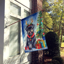 Load image into Gallery viewer, Affenpinscher Christmas Reindeer House Flag
