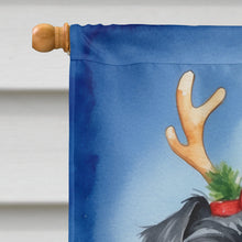 Load image into Gallery viewer, Affenpinscher Christmas Reindeer House Flag