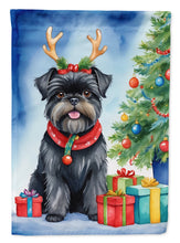 Load image into Gallery viewer, Affenpinscher Christmas Reindeer House Flag