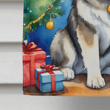 Load image into Gallery viewer, Alaskan Malamute Christmas Reindeer House Flag