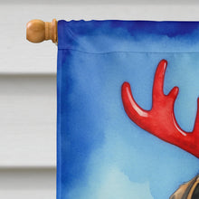 Load image into Gallery viewer, Anatolian Shepherd Dog Christmas Reindeer House Flag