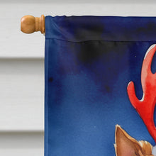 Load image into Gallery viewer, Australian Terrier Christmas Reindeer House Flag