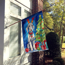 Load image into Gallery viewer, Bedlington Terrier Christmas Reindeer House Flag