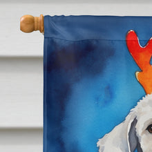 Load image into Gallery viewer, Bedlington Terrier Christmas Reindeer House Flag