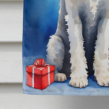 Load image into Gallery viewer, Bedlington Terrier Christmas Reindeer House Flag