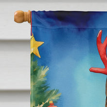 Load image into Gallery viewer, Belgian Malinois Christmas Reindeer House Flag
