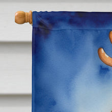 Load image into Gallery viewer, Bloodhound Christmas Reindeer House Flag