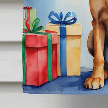 Load image into Gallery viewer, Bloodhound Christmas Reindeer House Flag