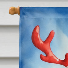Load image into Gallery viewer, Bullmastiff Christmas Reindeer House Flag