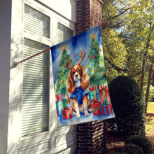 Load image into Gallery viewer, Cavalier Spaniel Christmas Reindeer House Flag