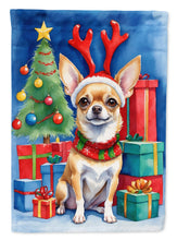 Load image into Gallery viewer, Chihuahua Christmas Reindeer House Flag