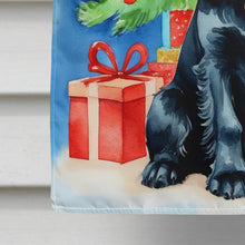 Load image into Gallery viewer, Black Cocker Spaniel Christmas Reindeer House Flag