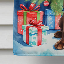 Load image into Gallery viewer, Chocolate Cocker Spaniel Christmas Reindeer House Flag