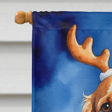 Load image into Gallery viewer, Cocker Spaniel Christmas Reindeer House Flag
