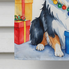 Load image into Gallery viewer, Collie Christmas Reindeer House Flag
