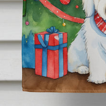 Load image into Gallery viewer, Coton de Tulear Christmas Reindeer House Flag