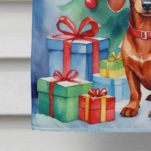 Load image into Gallery viewer, Dachshund Christmas Reindeer House Flag