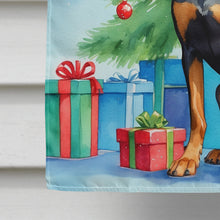 Load image into Gallery viewer, Doberman Pinscher Christmas Reindeer House Flag