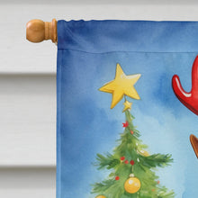 Load image into Gallery viewer, Bull Terrier Christmas Reindeer House Flag