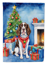 Load image into Gallery viewer, English Springer Spaniel Christmas Reindeer House Flag