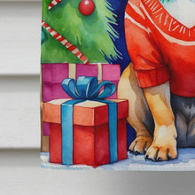 Load image into Gallery viewer, French Bulldog Christmas Reindeer House Flag