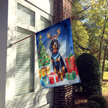 Load image into Gallery viewer, Gordon Setter Christmas Reindeer House Flag