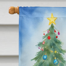 Load image into Gallery viewer, Black Great Dane Christmas Reindeer House Flag