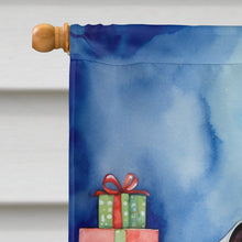 Load image into Gallery viewer, Harlequin Great Dane Christmas Reindeer House Flag