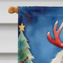 Load image into Gallery viewer, Great Pyrenees Christmas Reindeer House Flag