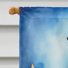 Load image into Gallery viewer, Greyhound Christmas Reindeer House Flag