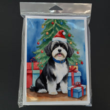 Load image into Gallery viewer, Havanese Christmas Reindeer Greeting Cards - Blank Note Cards – 8-Pack of Artist-Designed Cards with Envelopes