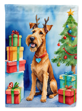Load image into Gallery viewer, Irish Terrier Christmas Reindeer House Flag