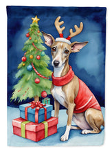 Load image into Gallery viewer, Italian Greyhound Christmas Reindeer House Flag