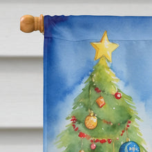 Load image into Gallery viewer, Kerry Blue Terrier Christmas Reindeer House Flag
