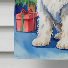 Load image into Gallery viewer, Komondor Christmas Reindeer House Flag