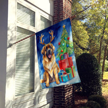 Load image into Gallery viewer, Leonberger Christmas Reindeer House Flag
