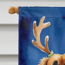 Load image into Gallery viewer, Leonberger Christmas Reindeer House Flag