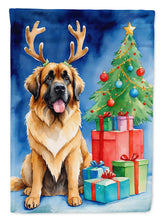 Load image into Gallery viewer, Leonberger Christmas Reindeer House Flag