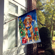 Load image into Gallery viewer, Nova Scotia Duck Tolling Retriever Christmas Reindeer House Flag