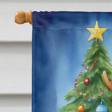 Load image into Gallery viewer, Pit Bull Terrier Christmas Reindeer House Flag