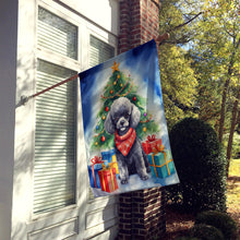 Load image into Gallery viewer, Black Toy Poodle Christmas Reindeer House Flag