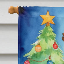 Load image into Gallery viewer, Portuguese Water Dog Christmas Reindeer House Flag