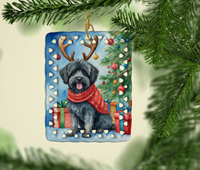 Load image into Gallery viewer, Puli Christmas Reindeer Porcelain Ornament
