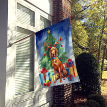 Load image into Gallery viewer, Redbone Coonhound Christmas Reindeer House Flag