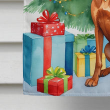 Load image into Gallery viewer, Redbone Coonhound Christmas Reindeer House Flag