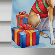 Load image into Gallery viewer, Saluki Christmas Reindeer House Flag