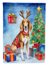 Load image into Gallery viewer, Saluki Christmas Reindeer House Flag